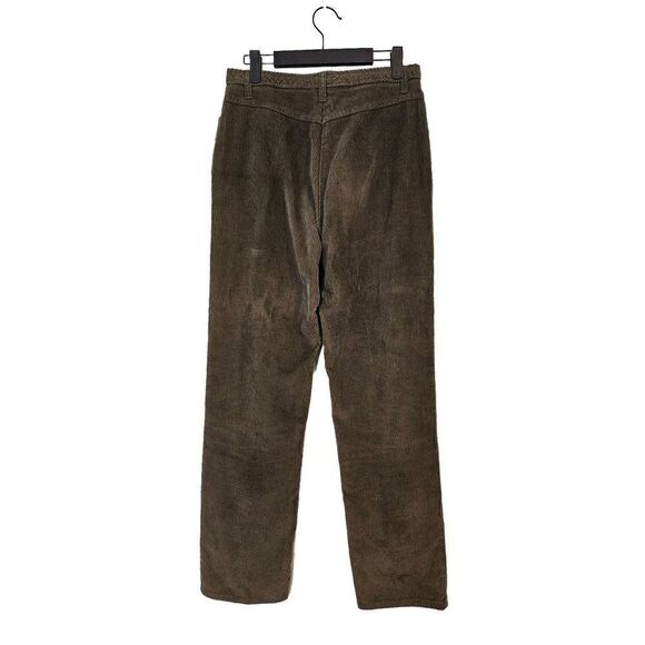 G.H Bass & Co olive green straight leg corduroy pants.  Size 10. - Picture 3 of 4